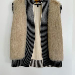 Ladies faux fur vest